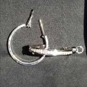 18K Gold filled rhinestone crystal earrings